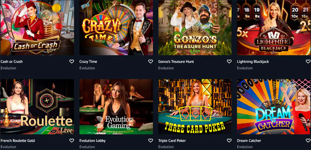 Dal vivo casino YoniBet