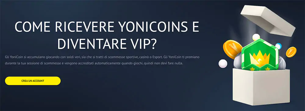 YoniBet casino VIP